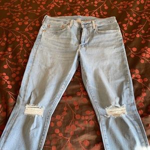 Levi 34x32 skinny taper jeans